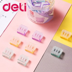 델리 사각 똑딱이 팬시 클립 (20개)_이미지