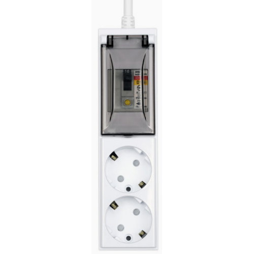 오성정밀 2구 16A 누전차단 고용량 멀티탭 (1.5m)_이미지