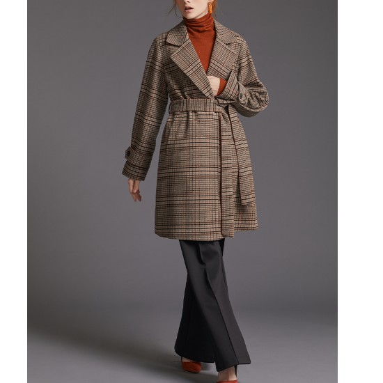 비지트인뉴욕 울 블렌딩 트렌치코트 VWAHCV2_이미지