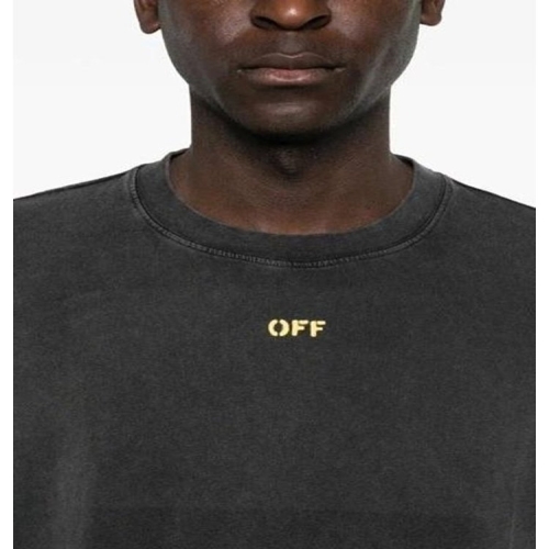 오프화이트 FALLEN 엔젤 스케이트 쇼츠 슬리브 티셔츠 OMAA120S26JER00B 0001 B0171954057