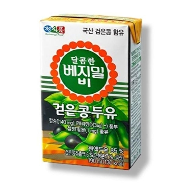 셀러허브 패션 베지밀 검은콩 두유 달콤한 B 48팩 47212708