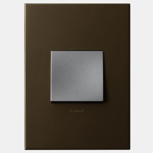 아테오 상하동작 스위치 1구 3로 다크브론즈