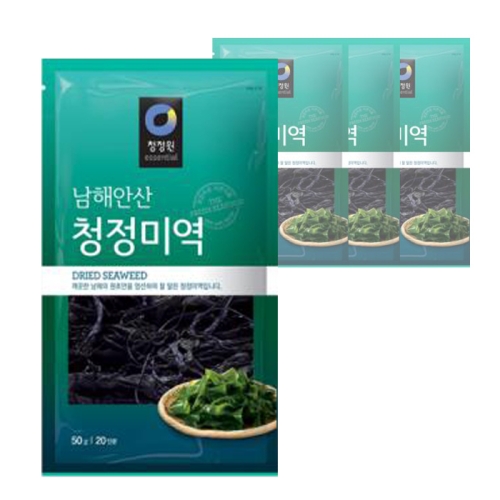대상 청정원 남해안산 청정미역 50g 4개