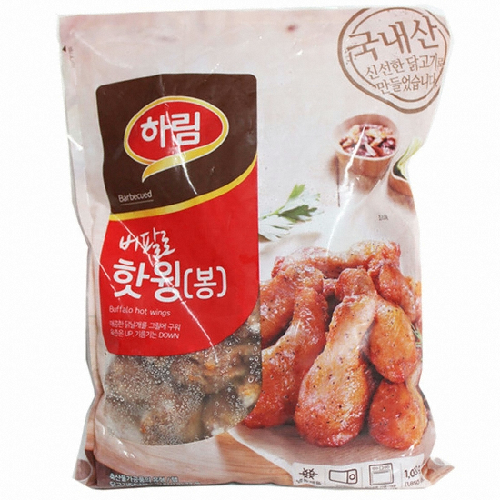 하림 버팔로 핫윙 봉 1kg (1개)_이미지