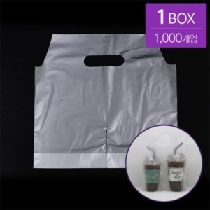 구뜨 32온스용 2구 비닐캐리어 (1,000개)