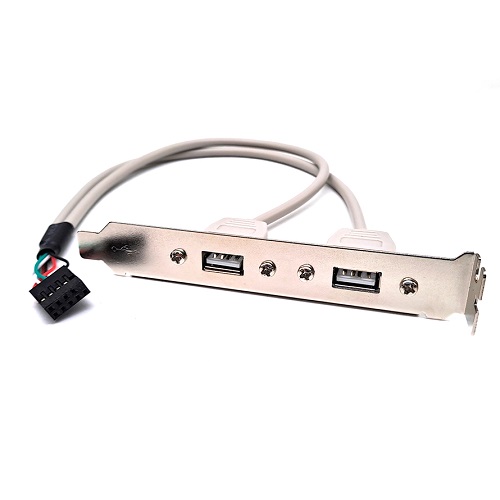 조이쿨 USB 2.0 2포트 확장 브라켓 (0.3m)_이미지