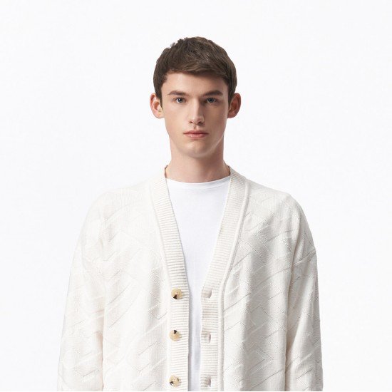 타미힐피거 남성 코튼 모노그램 가디건 T12D1KCD430MT1