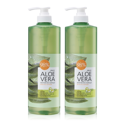 과일나라 알로에베라 모이스처 리얼 수딩 젤 1000ml (2개)_이미지