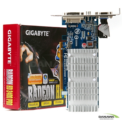 GIGABYTE 라데온 HD 2400Pro Ultra Durable DDR2 256MB LP_이미지