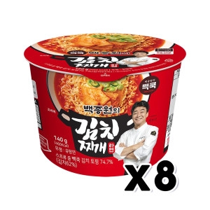 더본코리아 백종원 김치찌개라면 140g (8개)_이미지
