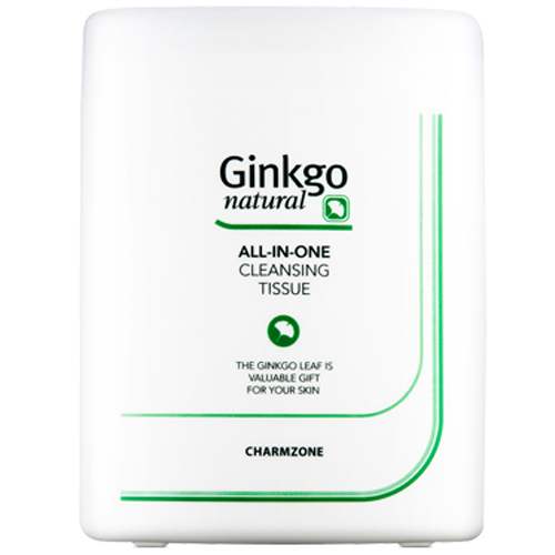 참존 징코 내추럴 올인원 클렌징 티슈 110매 (1팩)