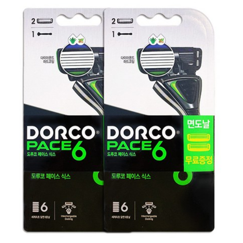 도루코 페이스6 + 면도날 (면도기6개+날6개)_이미지