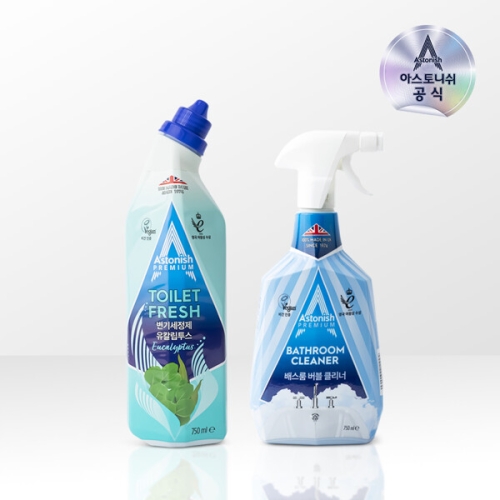 배스룸 클리너 750ml + 변기세정제 유칼립투스 750ml