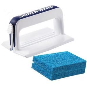 3M 욕실 청소용 손잡이 수세미 /욕실수세미/손잡이청소수세미/욕실청소수세미/수세미/욕실용수세미