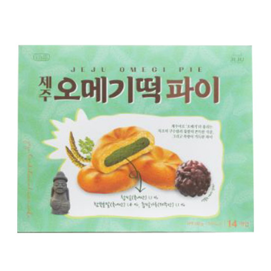 제주탐나애 제주 오메기떡 파이 14개입 제주도 과자