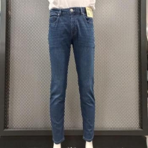 HC04 봄여름공용 레귤러핏쿨스판 청바지 여름 밑위 긴 얇은 중년 청바지 S9920741