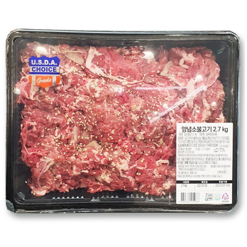 양념 소불고기 2.7kg