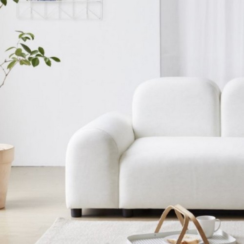 케이하우스홀드 로나 패브릭 소파 3인용 (스툴별도)_이미지