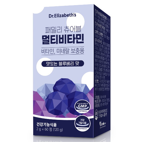 닥터엘리자베스  패밀리 츄어블 멀티비타민 60정 (1개)