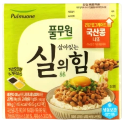풀무원 살아있는 실의힘 국산콩 나또 99g (20개)_이미지