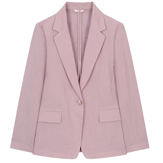 인동에프엔 리스트 린넨 포멀 원버튼 자켓 TWWJKO62520