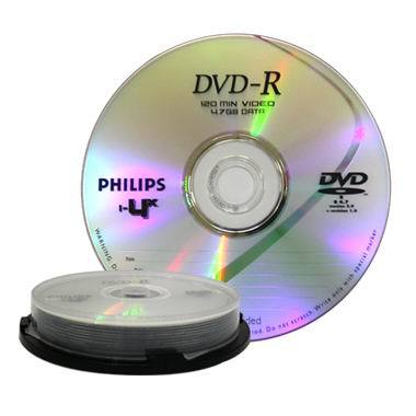 필립스 DVD-R 4.7GB 4x 케익 10장_이미지
