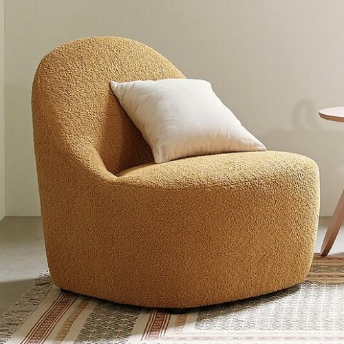  일룸 스톤 암체어 부클 패브릭 소파 1인용