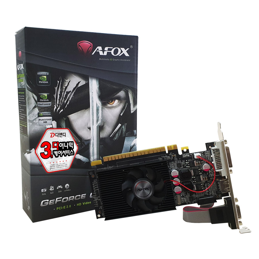 AFOX 지포스 G210 D3 512MB LP 디앤디컴