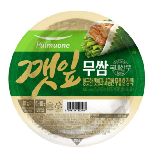 풀무원 깻잎무쌈 300g (6개)_이미지