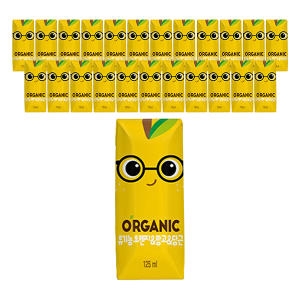 롯데칠성음료 크니쁘니 오가닉 유기농 오렌지&망고&당근 125ml