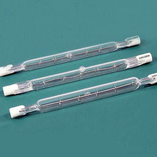 아리전기조명 118 직관 할로겐전구 전구색 200W