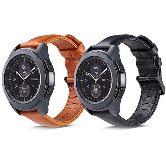 올웨이즈 비쉐르 갤럭시워치 블랙 프론티어 레더 밴드