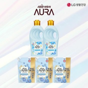 샤프란 아우라 홀리데이 판타지 1L + 리필 1.7L (본품2개+리필3개)_이미지