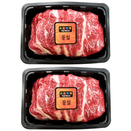 평창영월정선축협 대관령한우 1등급이상 등심 기획플러스세트 3호 1.2kg (1개)_이미지