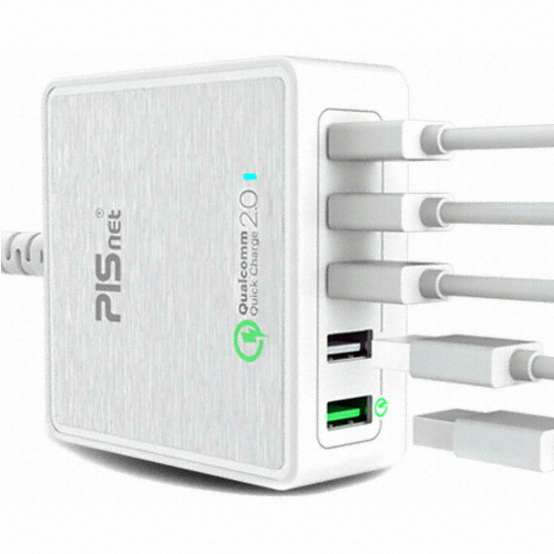삼지아이티 피스넷 40W 2.4A 5포트 충전기 QC-025