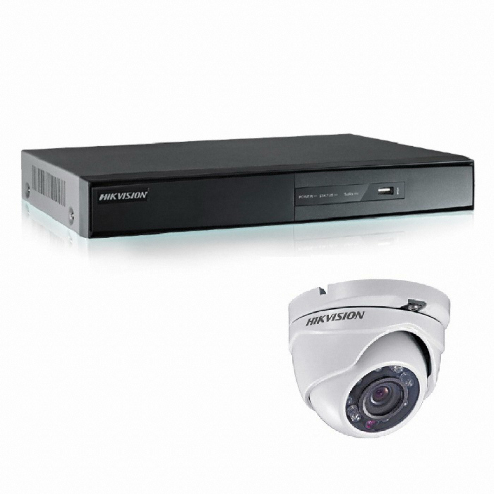 HIKVISION DS-7204HVI-SH + DS-2CE5582N-IR (녹화기 + 카메라 4개)