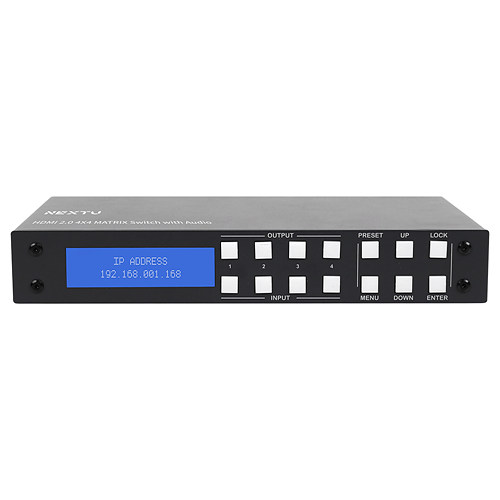 이지넷유비쿼터스 NEXTU 2404UHDM 4:4 HDMI 2.0 매트릭스 스위치_이미지