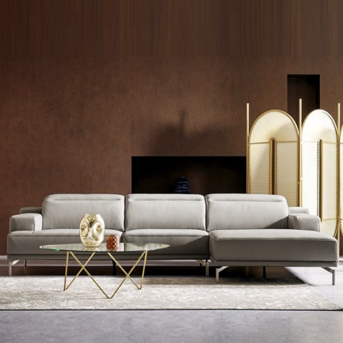 자코모  블루밍 카우치 기능성 럭스 이태리 천연통가죽 소파 4인용