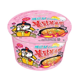 삼양식품 까르보 불닭볶음면 큰컵 105g (12개)