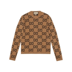 구찌 남성 GG SUPREME WOOL CREWNECK 스웨터 692900XKCC52075
