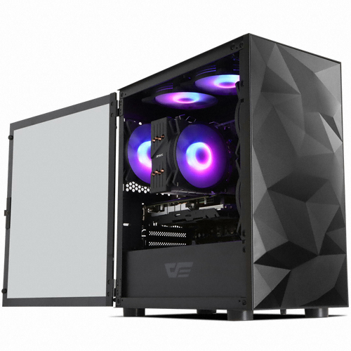 darkFlash DLM21 RGB 강화유리 (블랙)_이미지