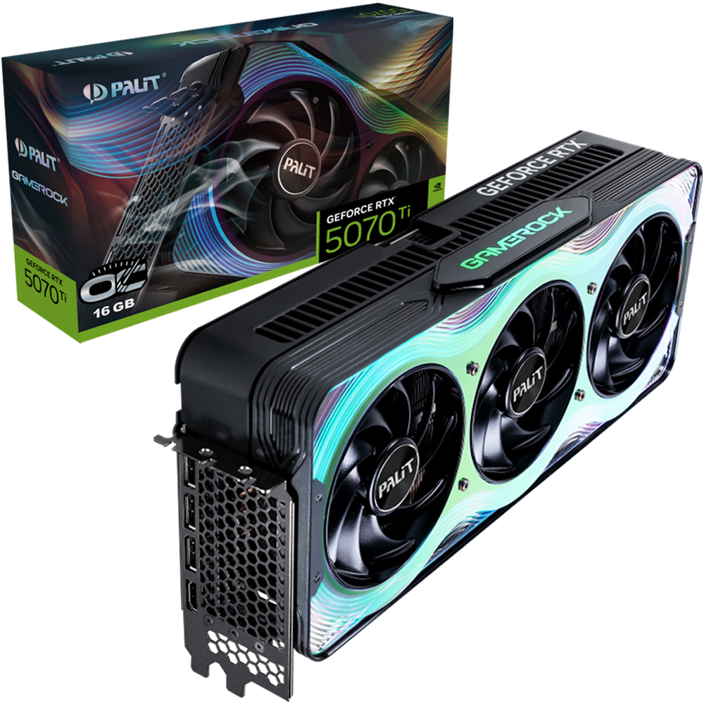 PALIT 지포스 RTX 5070 Ti GAMEROCK OC D7 16GB 이엠텍