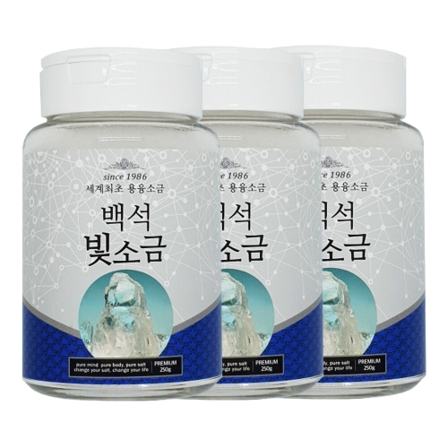 선맥 백석빛소금 용기형 250g