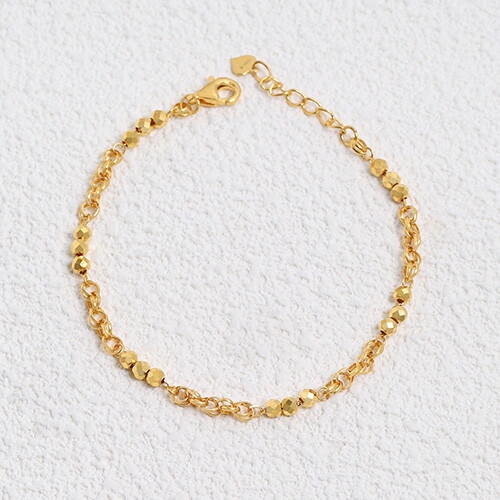 순금 컷팅 볼 [벨] 팔찌 3.75g