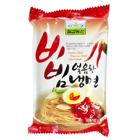 칠갑농산 칠갑 얼음찬 비빔냉면 142g (20개)