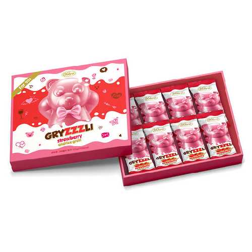 보브로 그리즐리 핑크 선물상자 125g [1개]