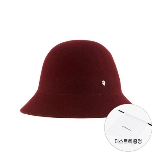 헬렌카민스키 여성 마리코 와일드 블랙베리 웜 레드 버킷햇 151114625