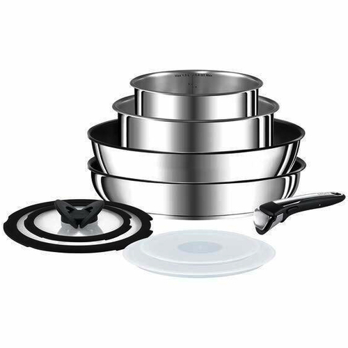 테팔 ㅤ매직핸즈 인덕션 프리퍼런스 멀티 9종세트 (냄비16,20+팬26+볶음26+보관뚜껑16,20+유리뚜껑16,20+손잡이)_이미지