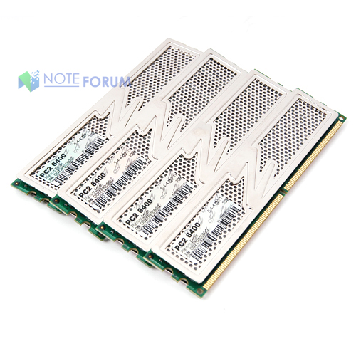 OCZ SS DDR2-800 Platinum Quad KIT 패키지 디직스 (8GB(2Gx4))