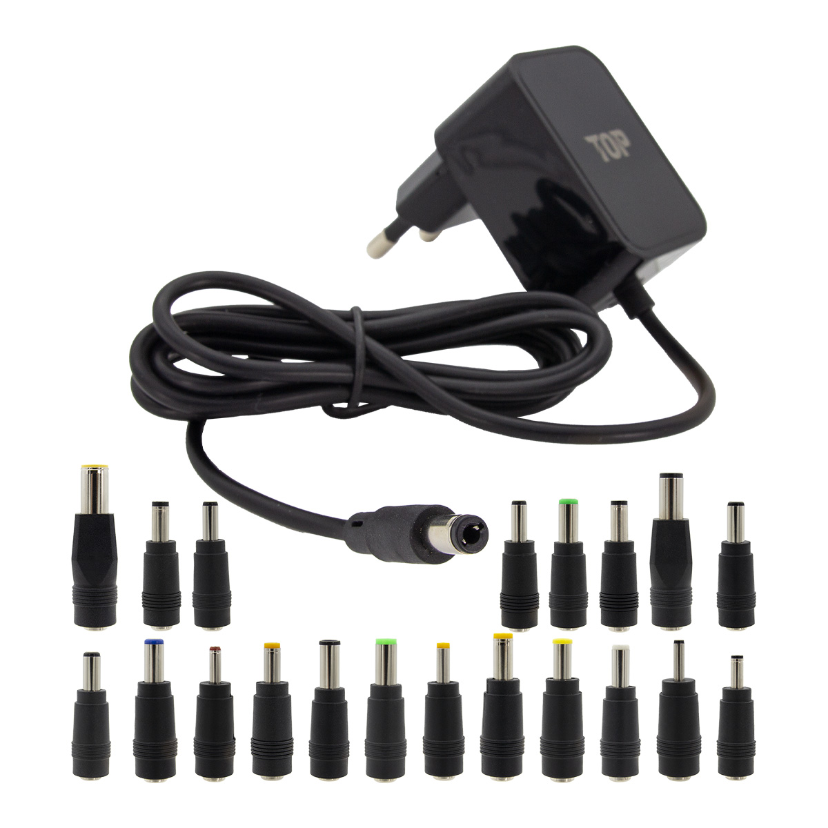 HDTOP DC 5V 2A SMPS 블랙 어댑터 (HT-AD131 / 20종 젠더)_이미지